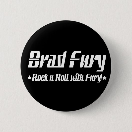 Badge Rond 5 Cm Bouton de fureur de Brad (Devant)