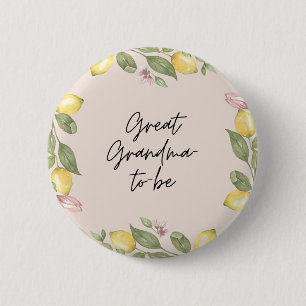 Badge Rond 5 Cm Bouton de future arrière-grand-mère