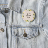 Badge Rond 5 Cm Bouton de future arrière-grand-mère (En situation)