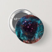 Badge Rond 5 Cm Bouton de galaxie (Devant & derrière)