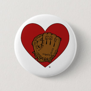 Badge Rond 5 Cm Bouton de gant d'amour