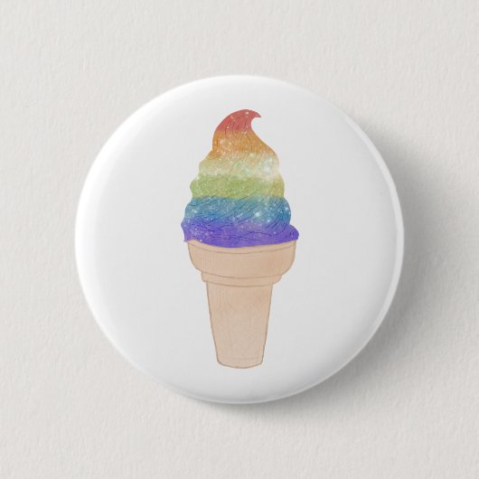 Badge Rond 5 Cm Bouton de gay pride (Devant)