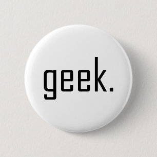 Badge Rond 5 Cm bouton de geek