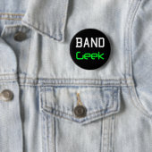 Badge Rond 5 Cm Bouton de geek de bande (En situation)