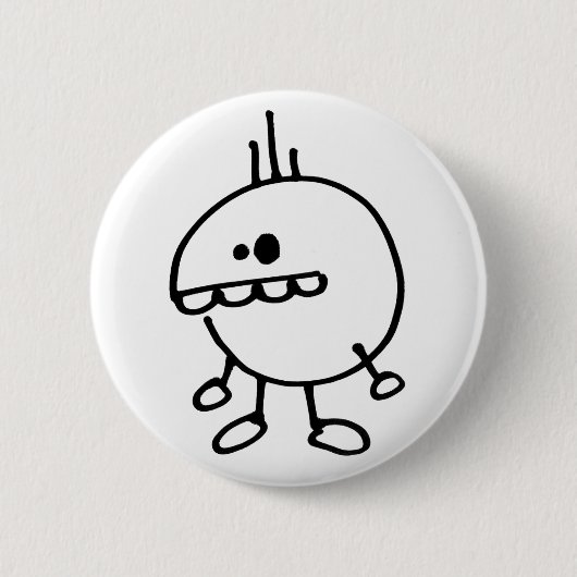 Badge Rond 5 Cm Bouton de Gegga (Devant)