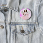 Badge Rond 5 Cm Bouton de Glinda (En situation)