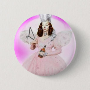 Badge Rond 5 Cm Bouton de Glinda