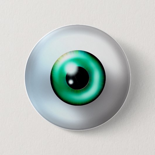 Badge Rond 5 Cm Bouton de globe oculaire (Devant)