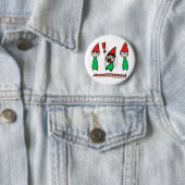 Badge Rond 5 Cm Bouton de gnome (En situation)