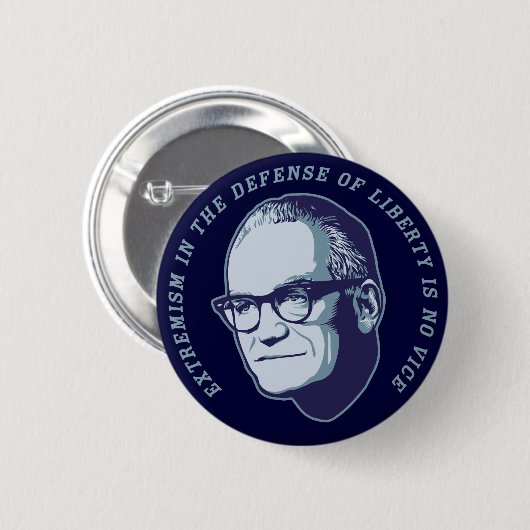 Badge Rond 5 Cm Bouton de Goldwater (Devant & derrière)