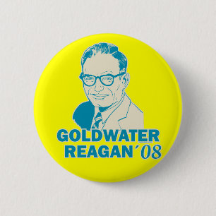 Badge Rond 5 Cm Bouton de Goldwater Reagan 08