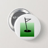 Badge Rond 5 Cm Bouton de golf (Devant & derrière)