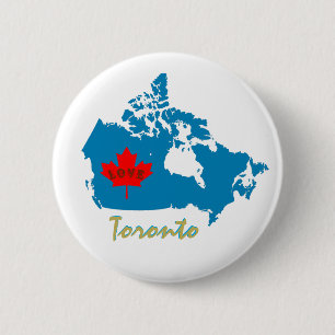 Badge Rond 5 Cm Bouton de goupille du Canada de personnaliser de