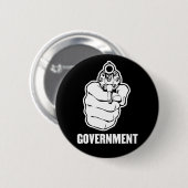 Badge Rond 5 Cm Bouton de gouvernement (Devant & derrière)