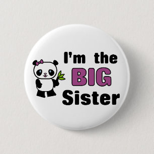 Badge Rond 5 Cm Bouton de grande soeur