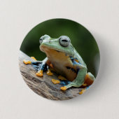 Badge Rond 5 Cm Bouton de grenouille (Devant)