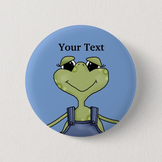 Badge Rond 5 Cm Bouton de grenouille (Devant)