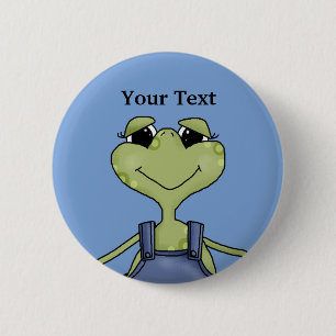 Badge Rond 5 Cm Bouton de grenouille