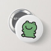 Badge Rond 5 Cm Bouton de grenouille (Devant & derrière)