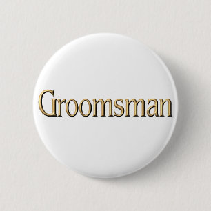 Badge Rond 5 Cm Bouton de Groomsman