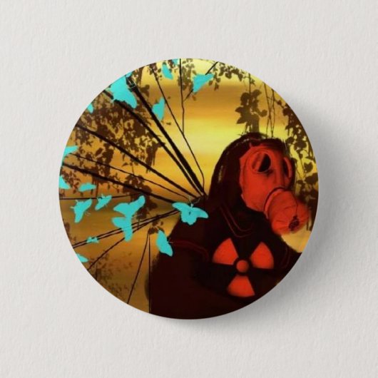 Badge Rond 5 Cm bouton de guerre (Devant)