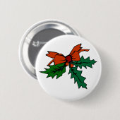 Badge Rond 5 Cm Bouton de gui (Devant & derrière)