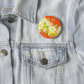 Badge Rond 5 Cm Bouton de guirlande de chaux principale (En situation)