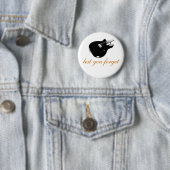 Badge Rond 5 Cm Bouton de guitare (En situation)