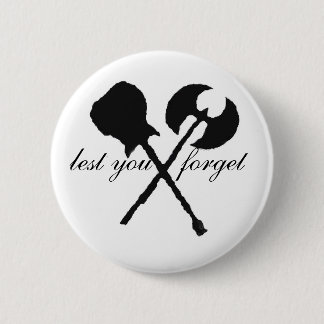 Badge Rond 5 Cm Bouton de hache
