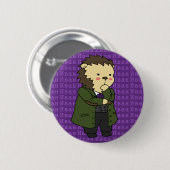 Badge Rond 5 Cm Bouton de hérisson d'Ivan Karamazov (Devant & derrière)