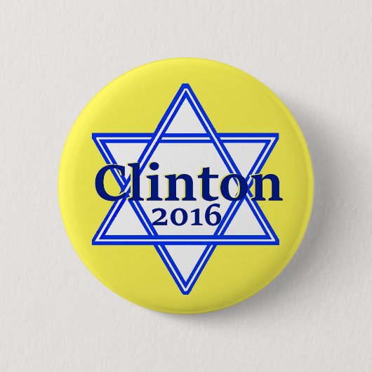 Badge Rond 5 Cm Bouton de Hillary 2016 (Devant)