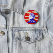 Badge Rond 5 Cm Bouton de Hillary Clinton (En situation)