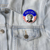 Badge Rond 5 Cm Bouton de Hillary Clinton (En situation)