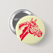 Badge Rond 5 Cm bouton de horsehead (Devant & derrière)