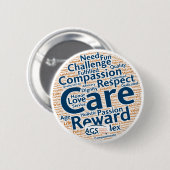 Badge Rond 5 Cm Bouton de #IAmGeriatrics (Devant & derrière)