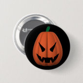 Badge Rond 5 Cm Bouton de Jack O'Lantern de vampire (Devant & derrière)