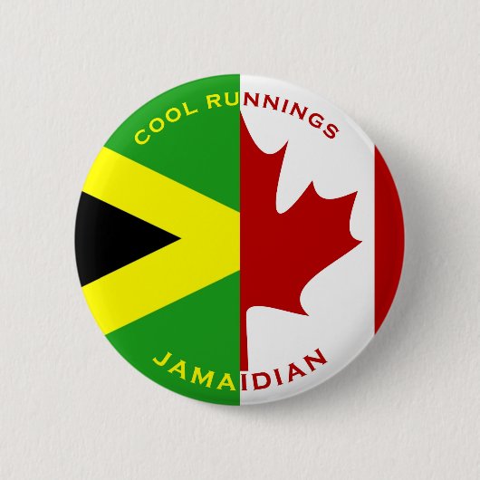 Badge Rond 5 Cm Bouton de Jamaidian (Devant)