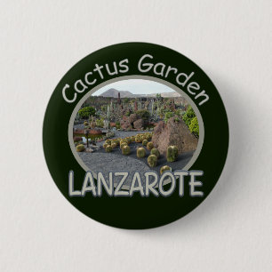 Badge Rond 5 Cm Bouton de jardin de cactus
