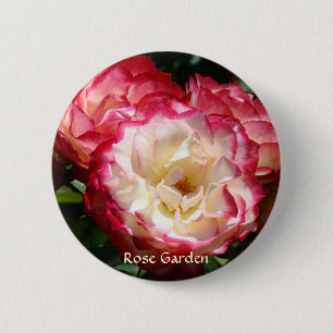 Badge Rond 5 Cm Bouton de jardin de roses Cadeaux Roses Fleurs Ros