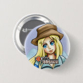 Badge Rond 5 Cm Bouton de Jaxa Manga (Devant & derrière)