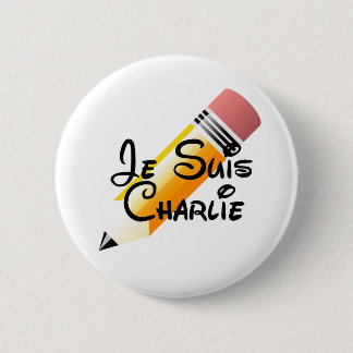 Badge Rond 5 Cm Bouton de Je Suis Charlie
