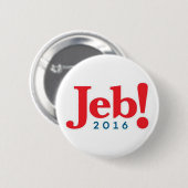 Badge Rond 5 Cm Bouton de Jeb Bush 2016 (Devant & derrière)