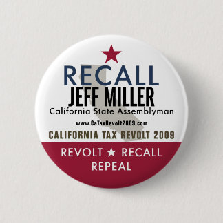 Badge Rond 5 Cm Bouton de Jeff Miller de rappel