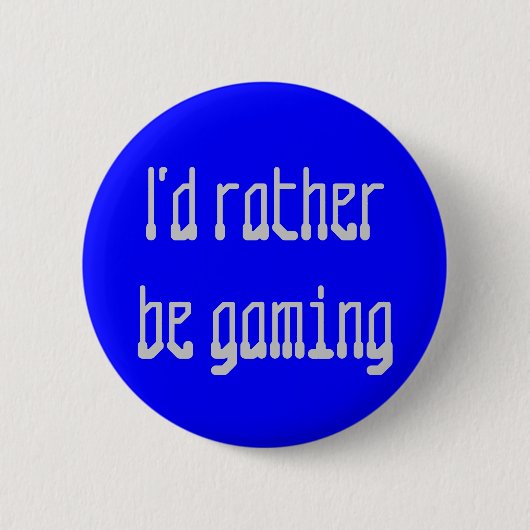 Badge Rond 5 Cm Bouton de "jeu" (Devant)
