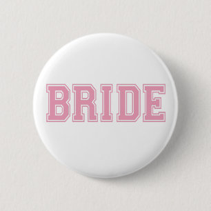 Badge Rond 5 Cm Bouton de jeune mariée