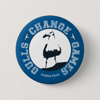 Badge Rond 5 Cm Bouton de jeux de changement de mouettes
