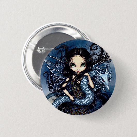 Badge Rond 5 Cm Bouton de "Jewele" (Devant & derrière)