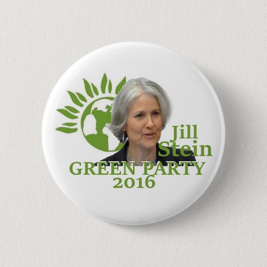 Badge Rond 5 Cm Bouton de Jill STEIN 2016 (Devant)