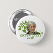 Badge Rond 5 Cm Bouton de Jill STEIN 2016 (Devant & derrière)