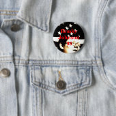 Badge Rond 5 Cm Bouton de Johnson '08 de Honky (En situation)